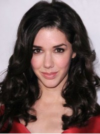 Black Long Wavy Lace Front Synthetic Wig