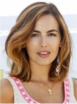 Lace Front Medium Synthetic Wavy Wigs