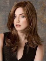 Brown Straight Full Lace Synthetic Wig