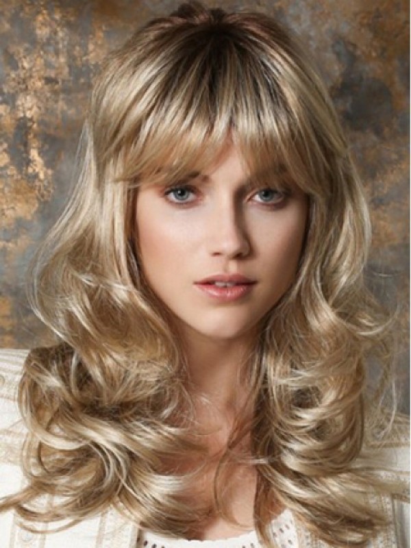 Blonde Long Wavy Capless Synthetic Wigs