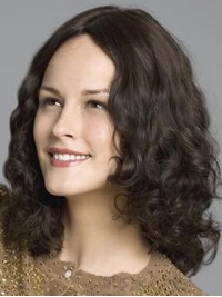Medium Lace Front Wavy Synthetic Wig