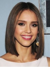 Medium Straight Lace Front Synthetic Wig