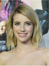 Blonde Short Wavy Synthetic Capless Wigs
