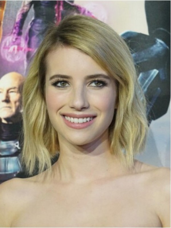 Blonde Short Wavy Synthetic Capless Wigs