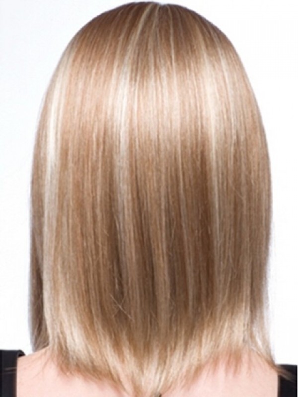 Medium Straight Lace Front Synthetic Wigs