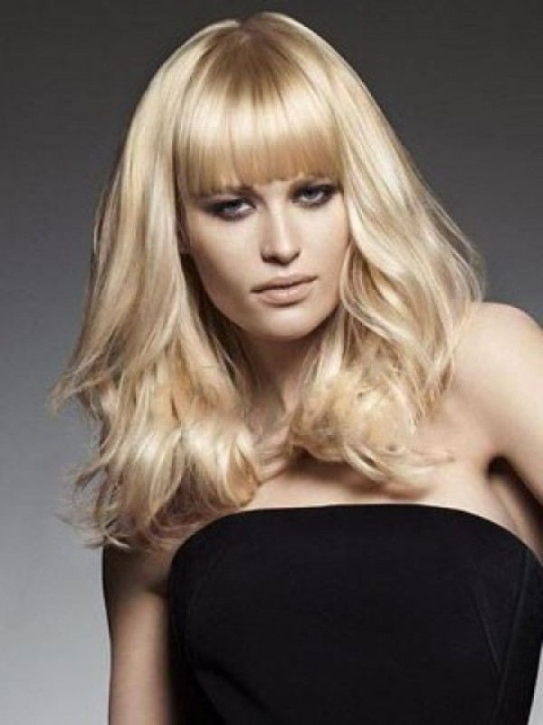 Blonde Long Wavy Capless Synthetic Wig