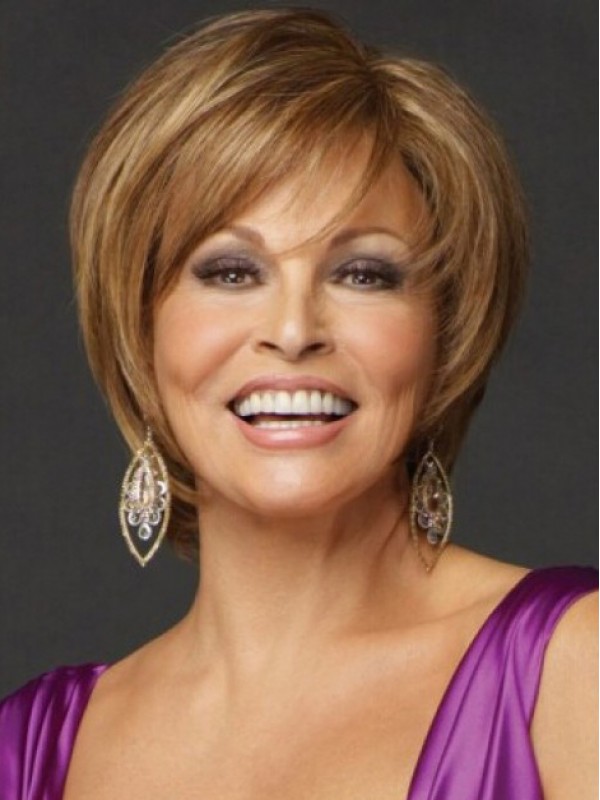 Short Straight Capless Synthetic Wig