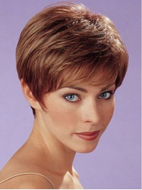 Short Straight Capless Synthetic Wig
