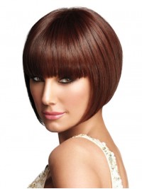 Bob Short Straight Capless Synthetic Wigs