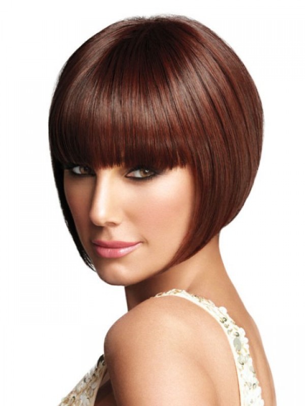 Bob Short Straight Capless Synthetic Wigs