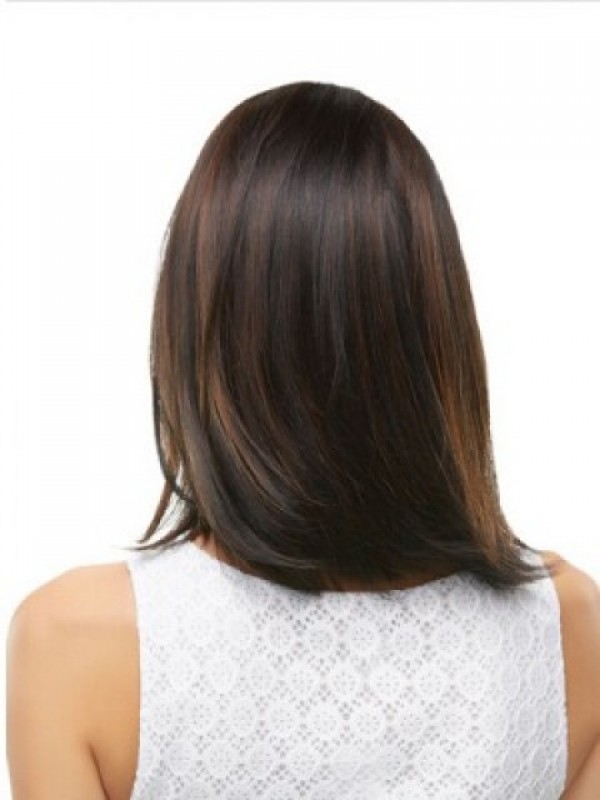 Medium Straight Lace Front Synthetic Wig