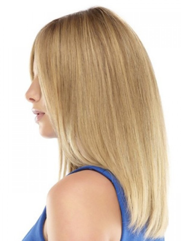 Long Blonde Straight Lace Front Synthetic Wig