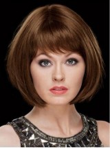 Bob Short Straight Capless Synthetic Wig