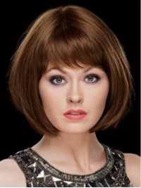 Bob Short Straight Capless Synthetic Wig
