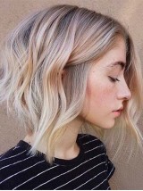 Ombre Wavy Bob Human Wigs