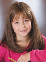 Soft Girl's Straight Long Bob Haitstyle Human Hair Wig