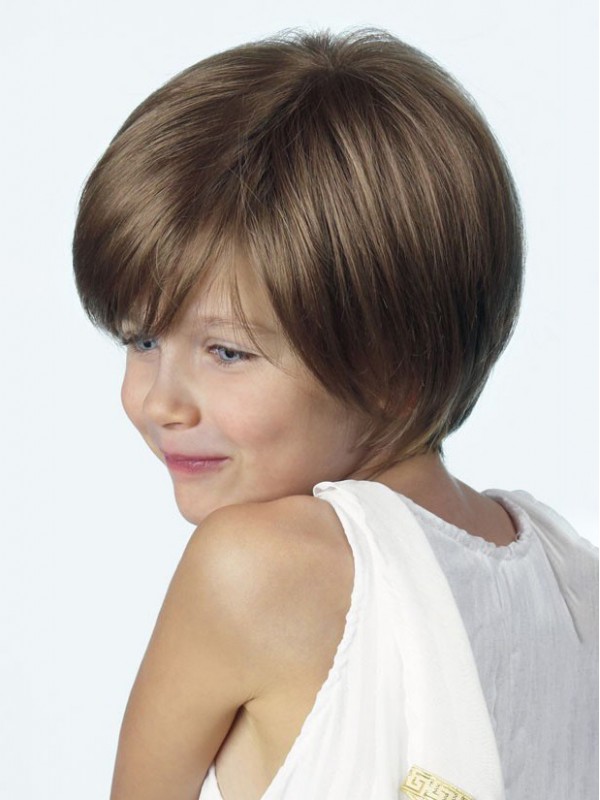 New Children's Short Bob Monofilament Wigs
