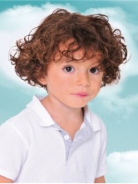 Beautiful Auburn Curly Short Kids Wigs