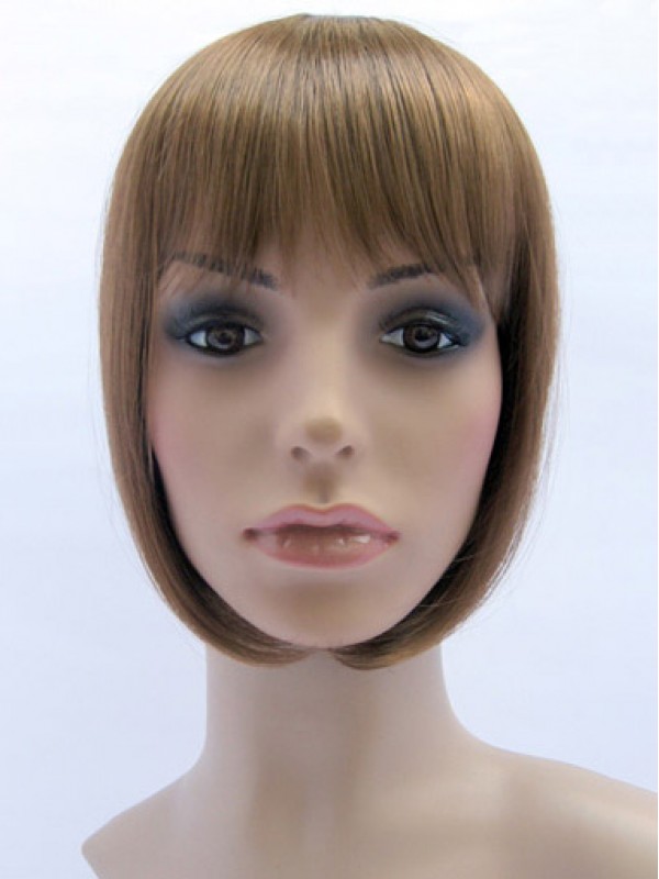 Elegant Auburn Straight Chin Length Kids Wigs