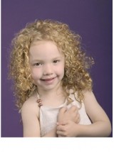 Gorgeous Blonde Curly Shoulder Length Kids Wigs