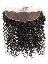 100% Brazilian Virgin Hair 13*4 Deep Wave Lace Frontal