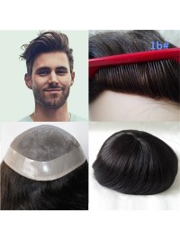 8" x 10" Mens Toupee Size Color 1B
