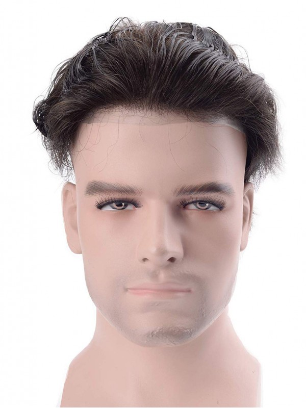 8" x 10" Men's Toupee Human Hair Pieces