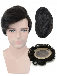 8" x 10" Thin Skin Toupee For Men Human Hair