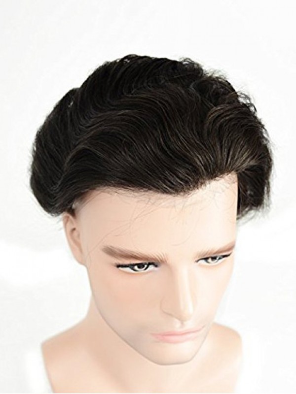 8" x 10" Thin Skin Toupee For Men Human Hair