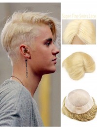 8" x 10" Full Lace Men’s Toupee European Real Human Hair