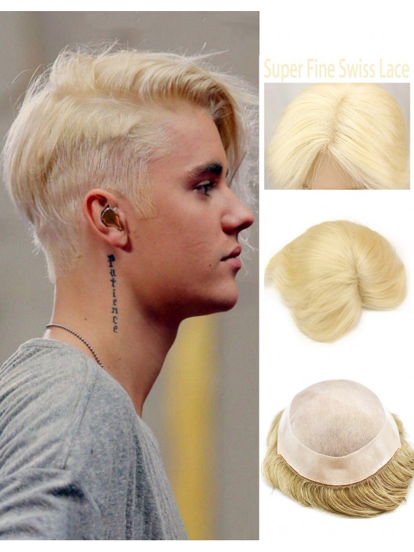 8" x 10" Full Lace Men’s Toupee European Real Human Hair