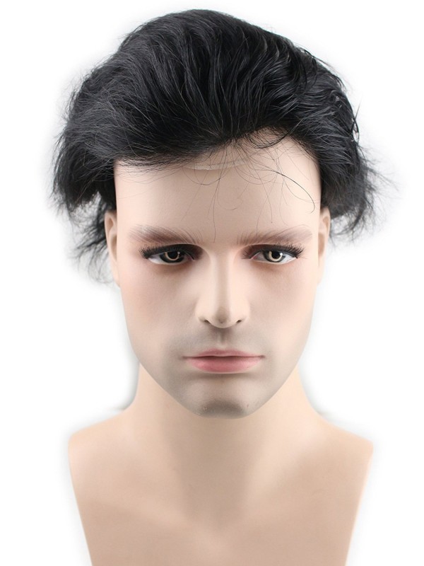 8" x 10" Straight Hair Pieces for Men