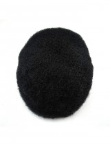 8" x 10" Hand Tied Curly Wig for Black Men Toupee
