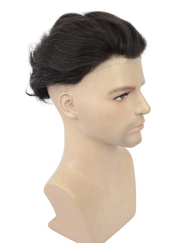 8" x 10" Wave Men's Human Hair Pieces