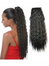 Long Deep Curly Synthetic Ponytail For Ladies