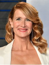 Blonde Long Wavy Lace Front Synthetic Wig With Side Bangs 18 Inches