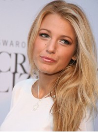 Blake Lively Long Lace Front Blonde Remy Human Hair Wig 16 Inches