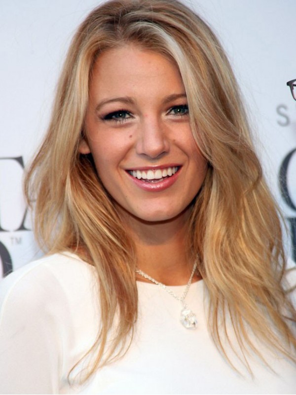Blake Lively Long Lace Front Blonde Remy Human Hair Wig 16 Inches